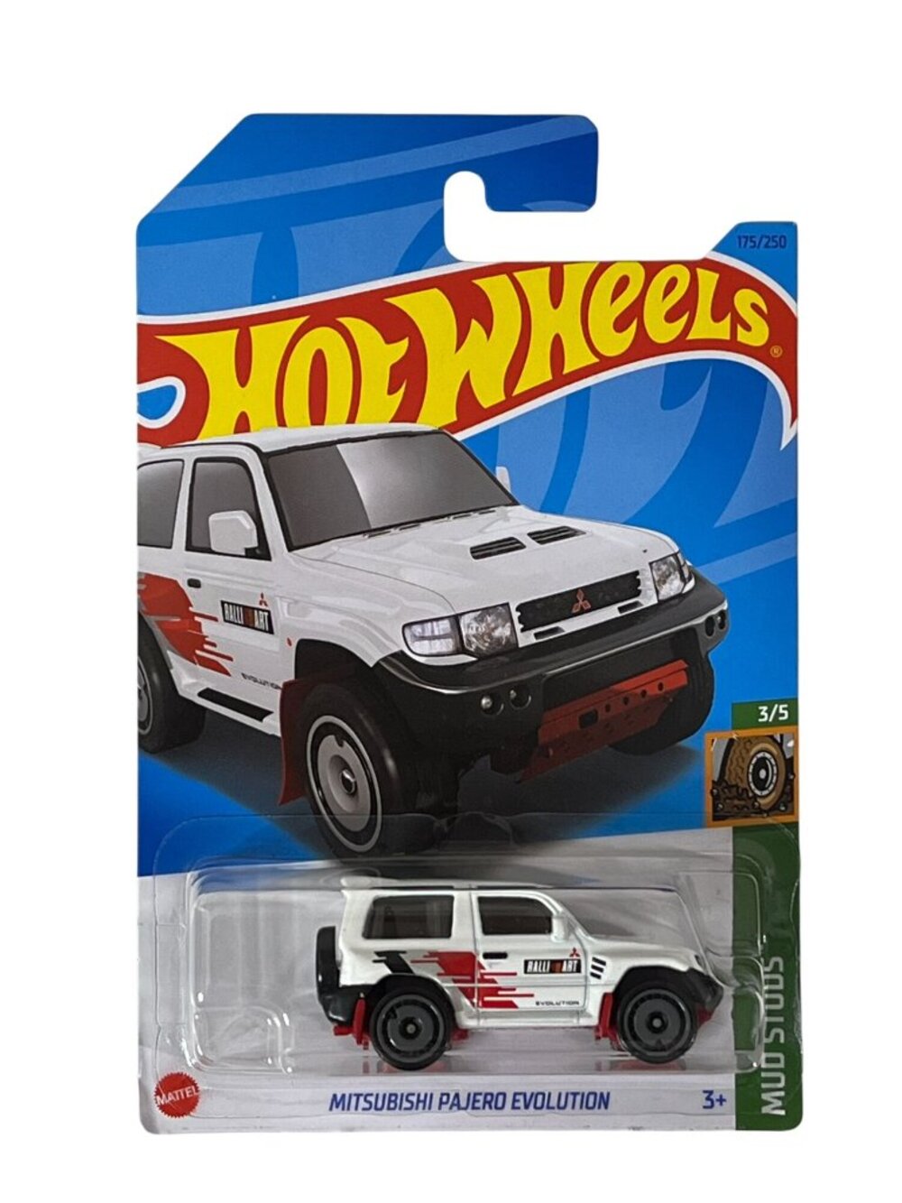 Hot Wheels Mitsubishi Pajero Evolution 2024 Mud Studs 175/250 Diecast